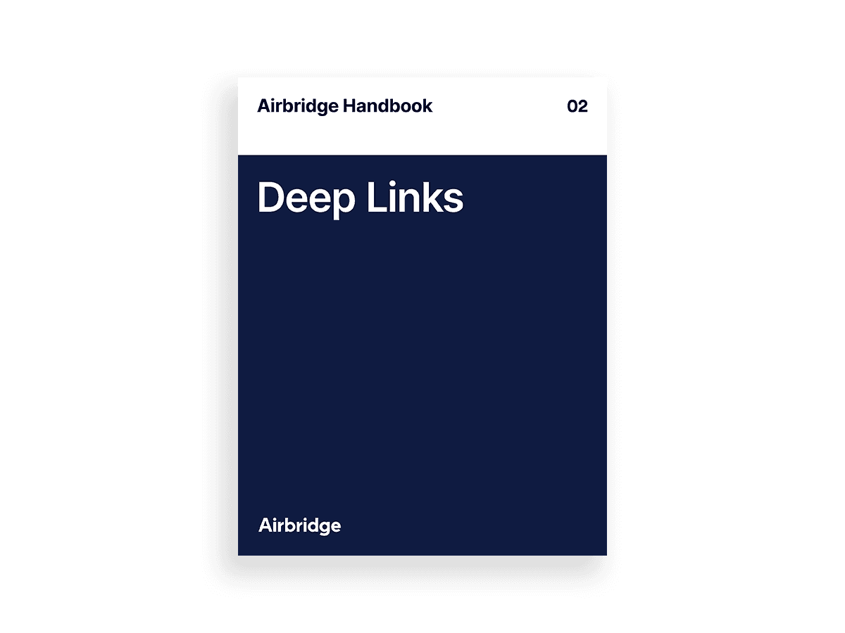 Airbridge Handbook 02: Deeplinks — cover