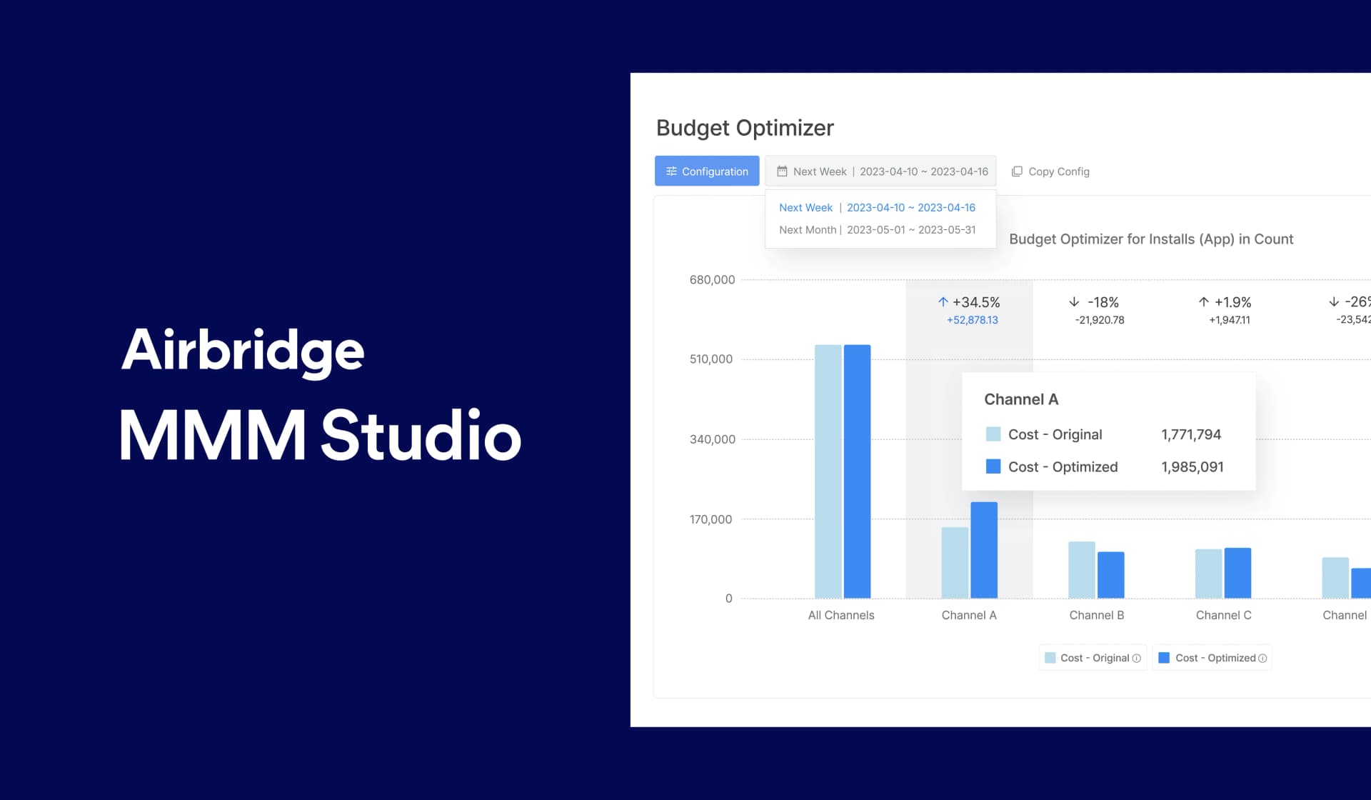 Maximize ROI in a privacy-first world with Airbridge’s MMM Studio
